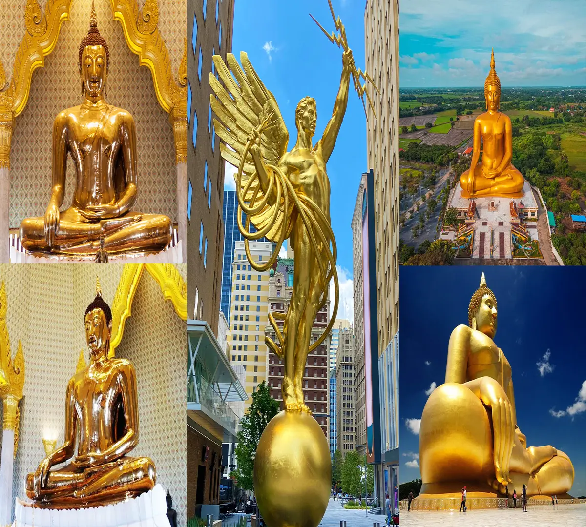 Top 10 Most Wonderful Golden Statues In The World