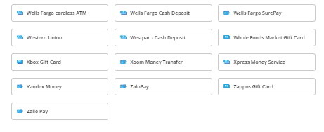 Paxful Payment Types