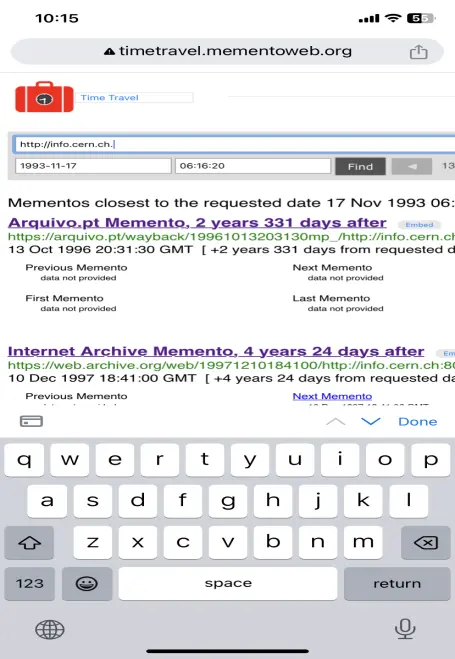The worlds' first website