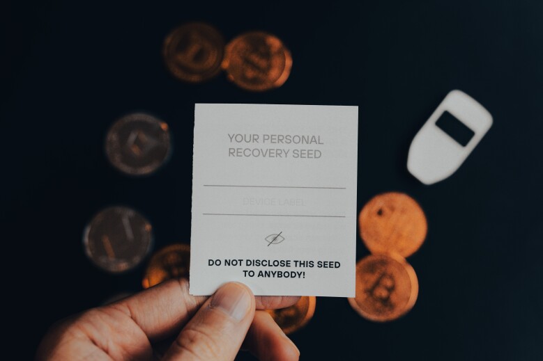Seed phrases and private keys