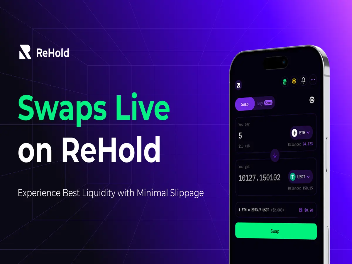 Swaps Live on ReHold