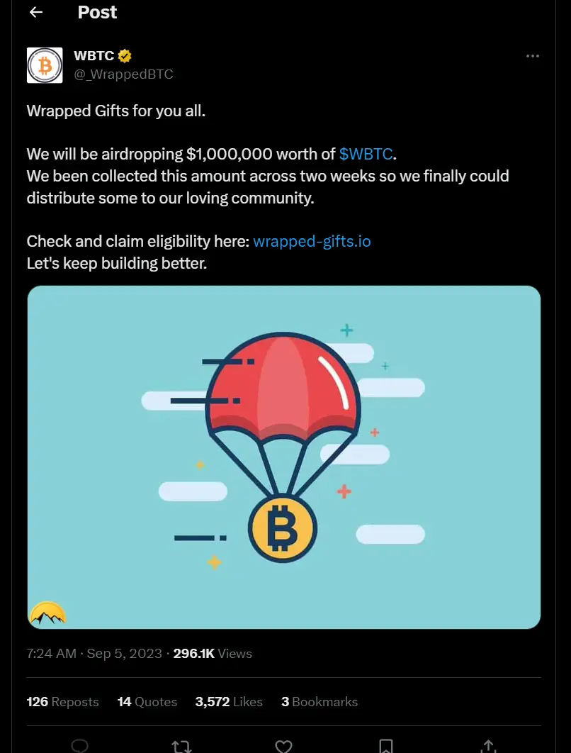 https://twitter.com/WrappedBTC imitation