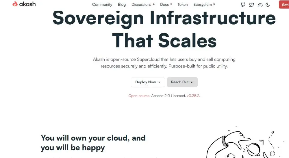 akask decentralised web3 hosting