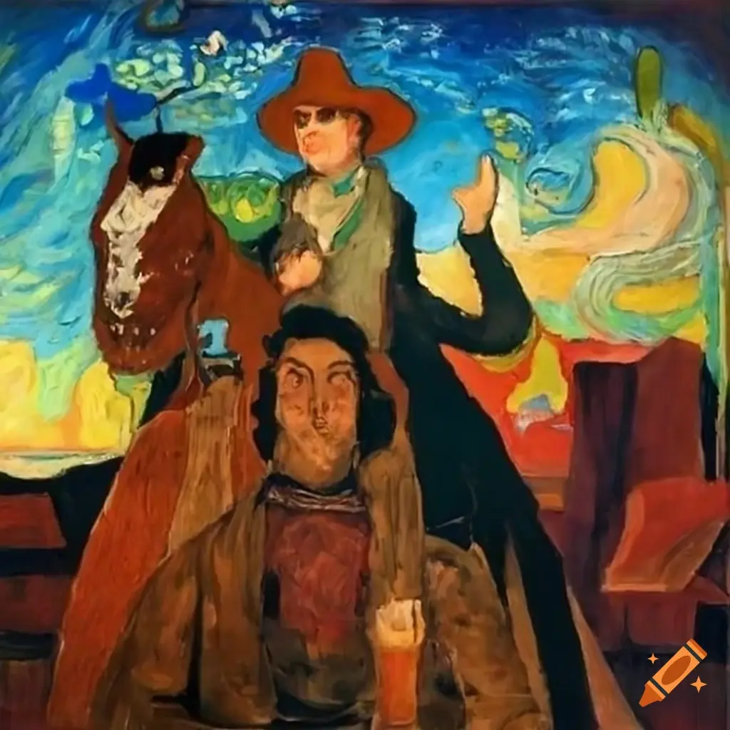 Wild-West Rodeo Scene 1