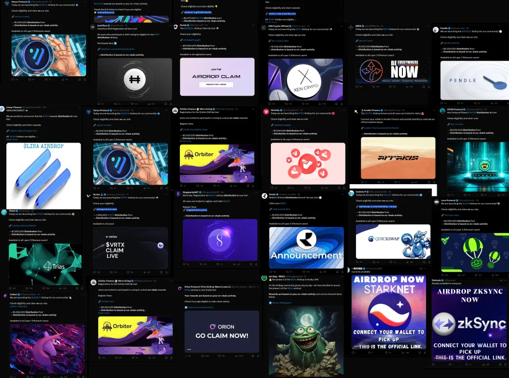 Countless scams, all