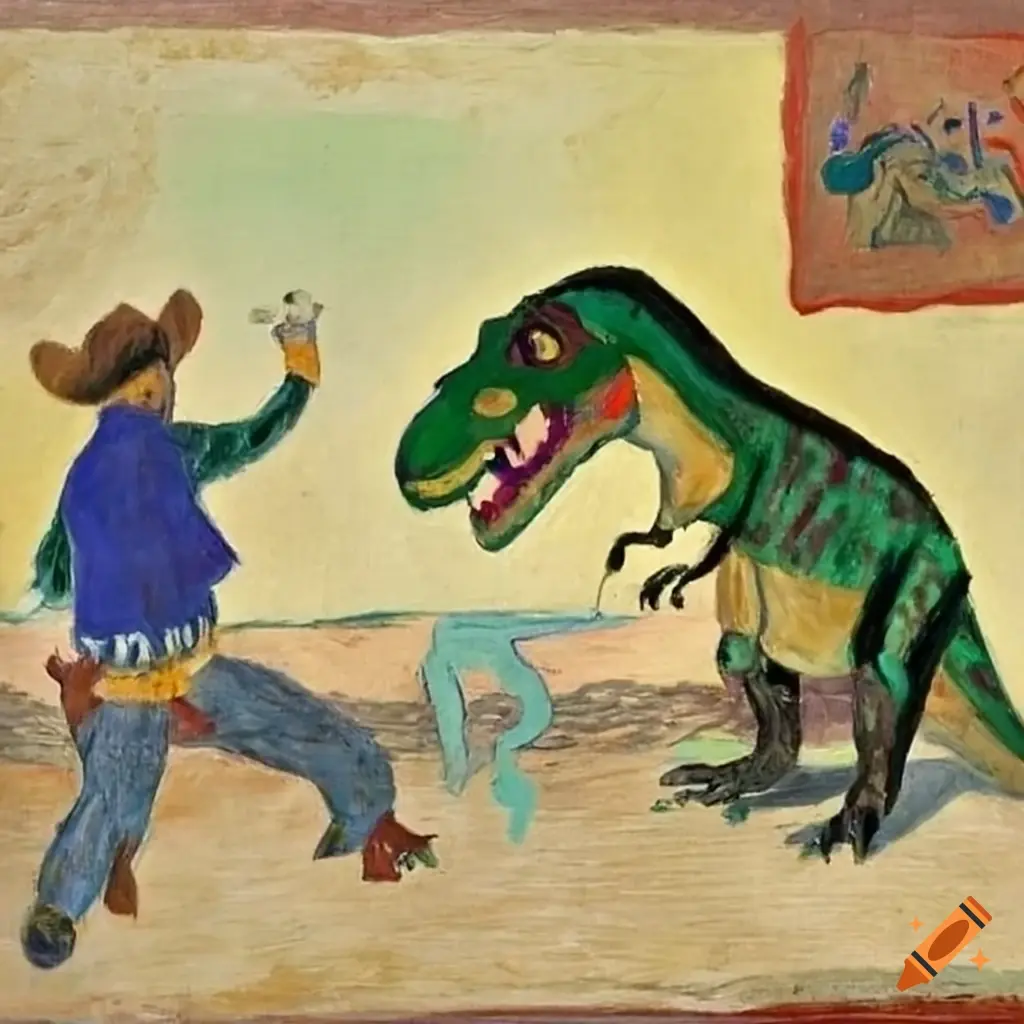 Wild-West Rodeo Scene 6 (T-Rex 1)
