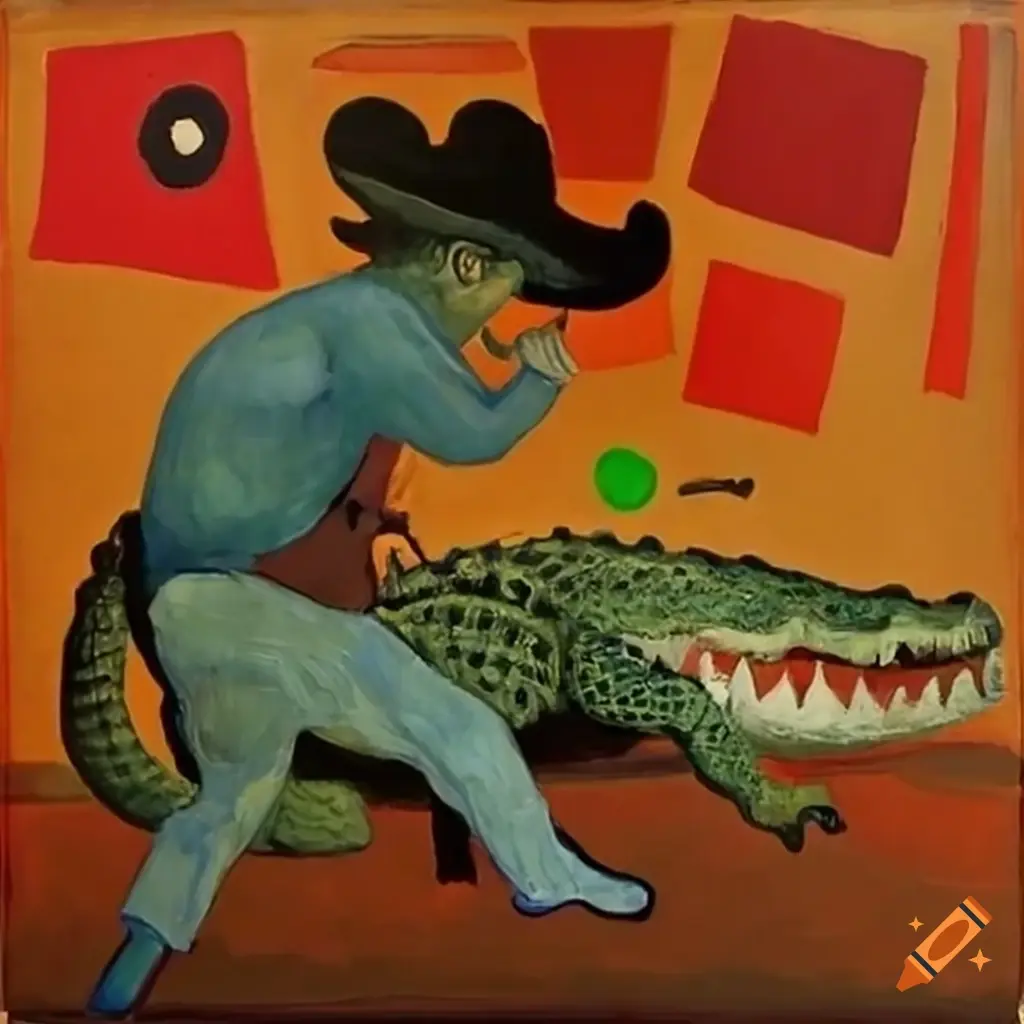 Wild-West Rodeo Scene 7 (Crocodile 1)