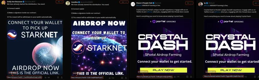 promoted posts leading to fraudulent links