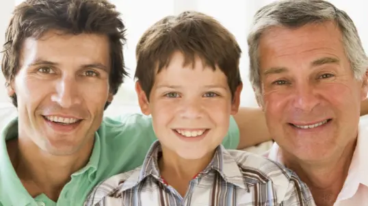 Dress up nice, like GrandPa does!