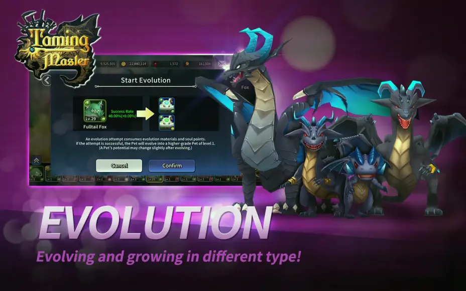 Upgrade system Pet