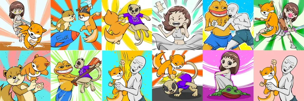 meme kombat: AI Technology and Random Battles