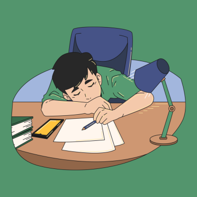 procrastination drawing