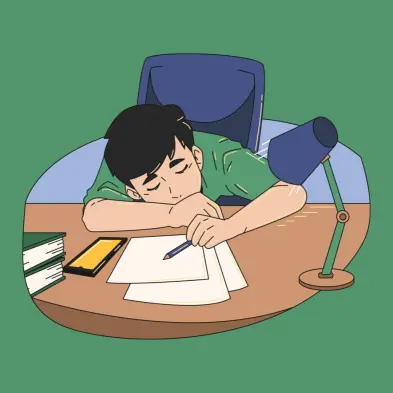 procrastination drawing