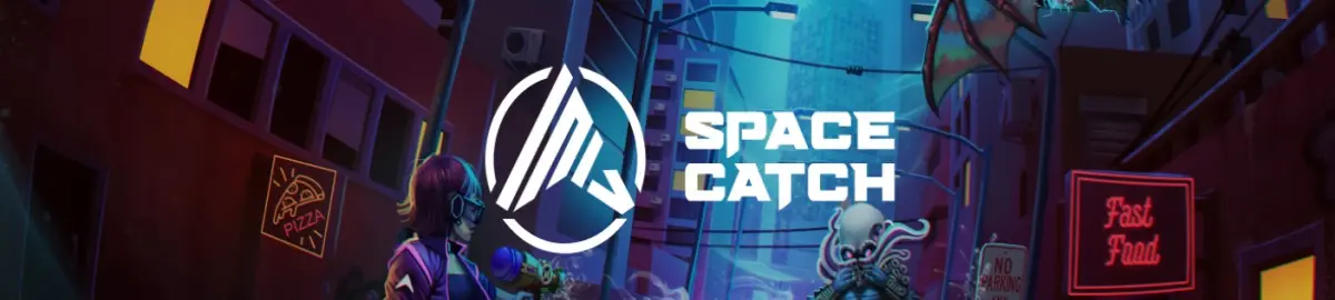 SpaceCatch is a blockchain game with augmented reality in Web3 featuring AI technology.