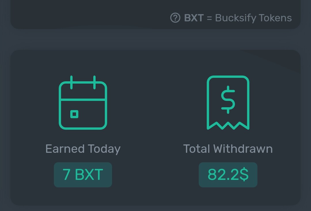 Withdrawal proof Bucksify.com