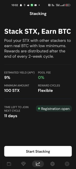 Staking STX