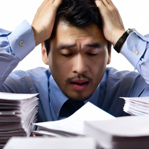 This is Barry. He's drowning in regulatory paperwork.