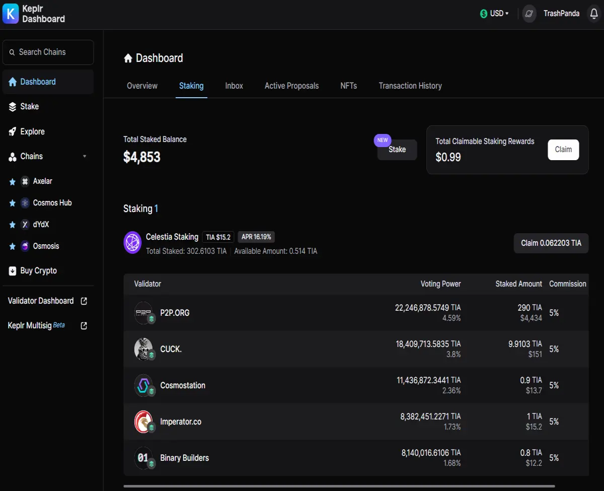 Keplr is a top tier wallet.