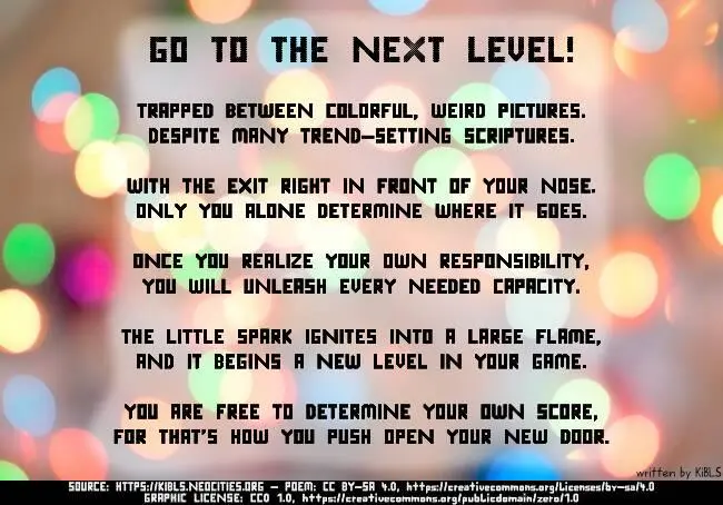 Go to the next level!