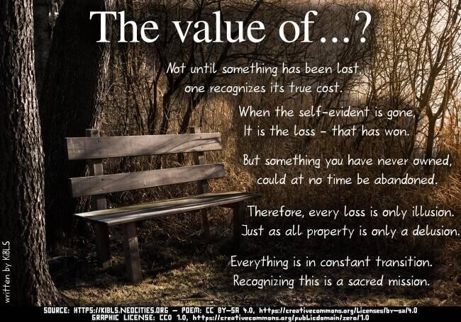 The value of...?