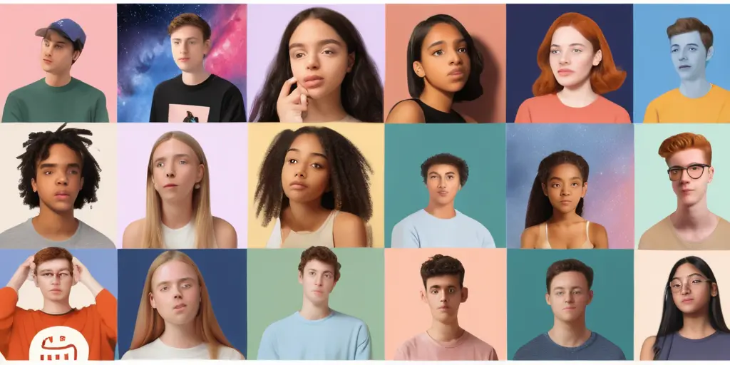 Look at all these totally authentic and real people.