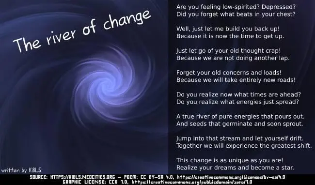 The river of change