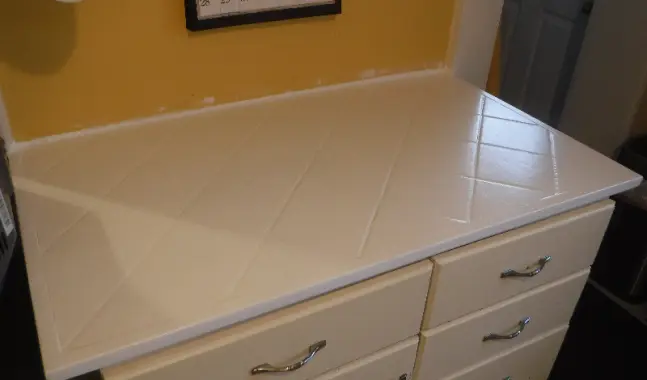 paint over ceramic tiles middle countertop 2