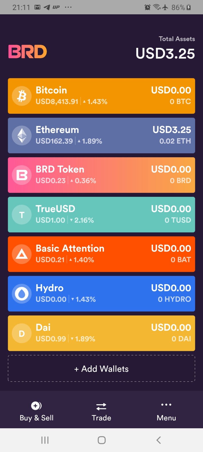 BRD Wallet