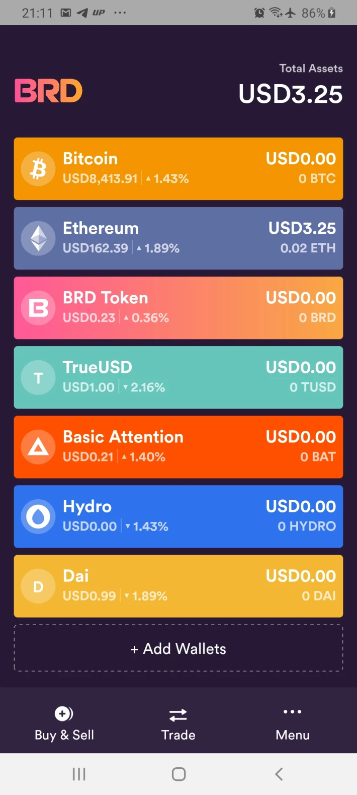BRD Wallet