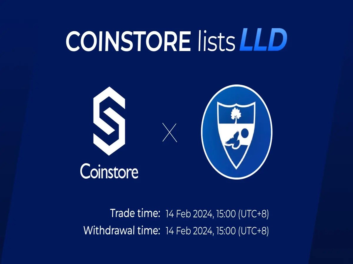 LLD is now available through Coinstore - Liberland Blockchain