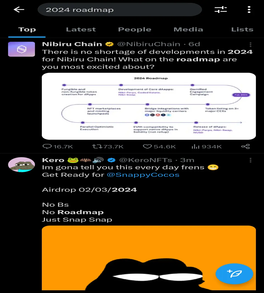 X search bar