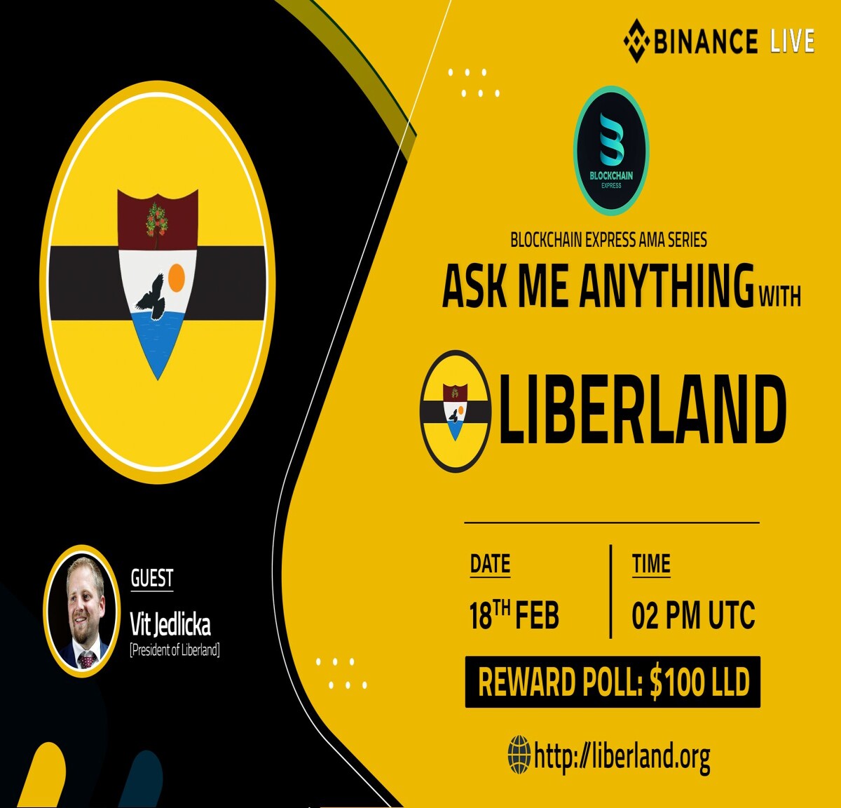 Liberland Binance AMA LLD Blockchain