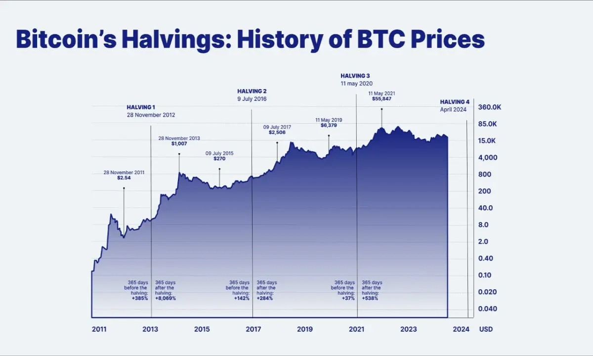Bitcoin Halving: Historical Bitcoin Price Pre and Post Halving