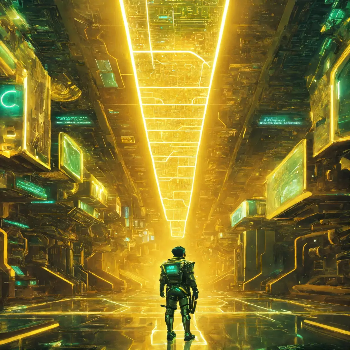 A man exsploring the metaverse. By. J.K. Wade