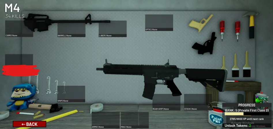 weapon customization options in-game