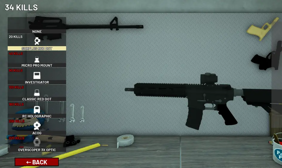 weapon scope attachments in-game