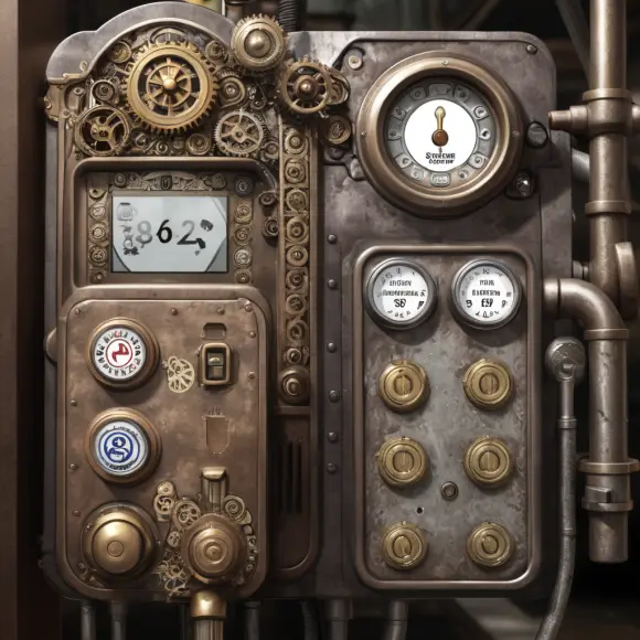 Steampunked Tokenized GenAI Assistant User Interface