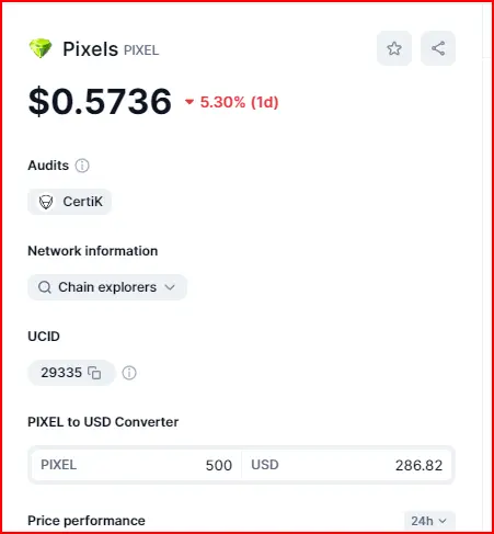 Pixel Price