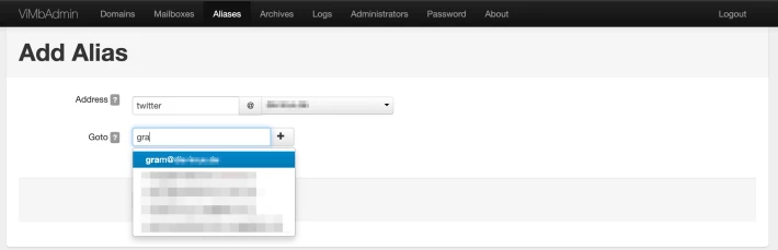 create an email alias