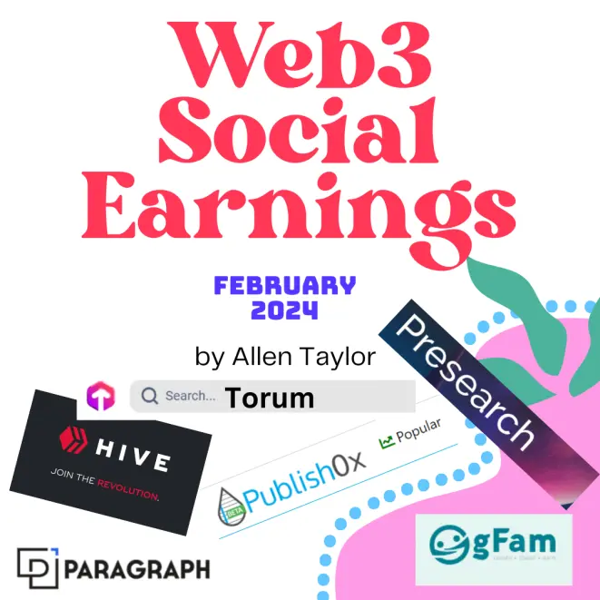 Web3 Social Media Earnings