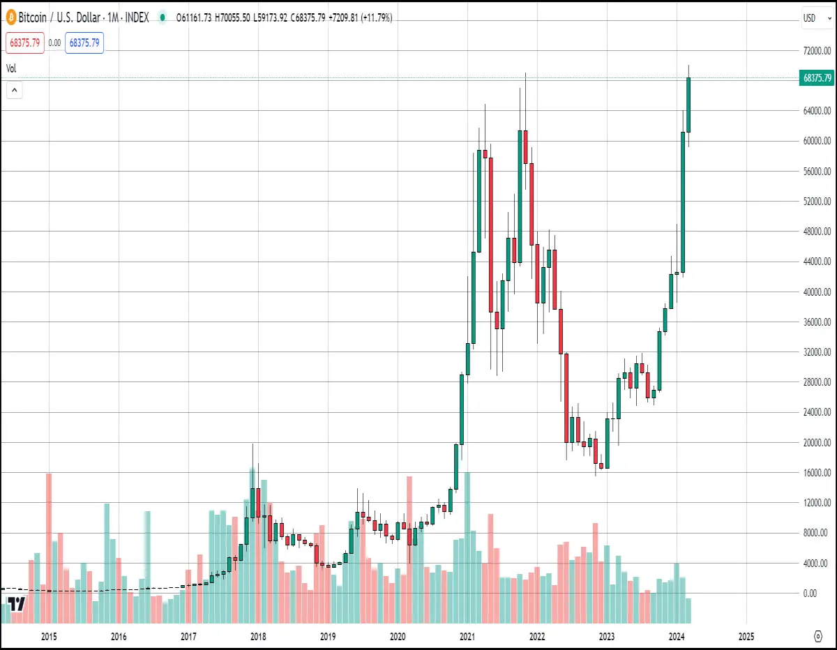 btc monthly