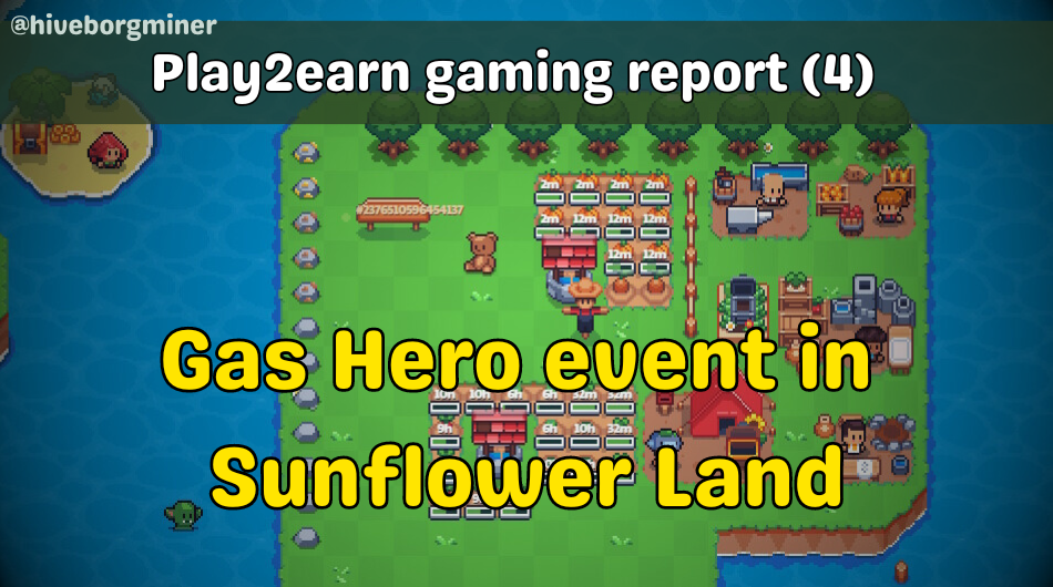 Screenshot from Sunflower Land play2earn game