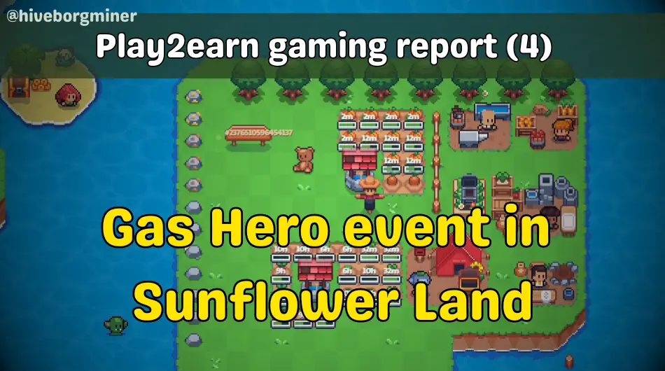 Screenshot from Sunflower Land play2earn game