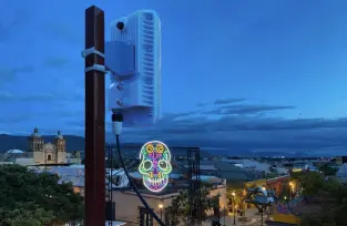A Helium Mobile hotspot in Mexico