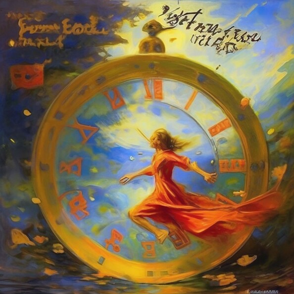 I'm lulled by hope about the existence of timelessness, about fiction time
