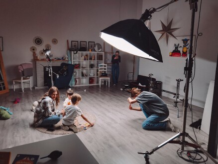 Shooting commercials