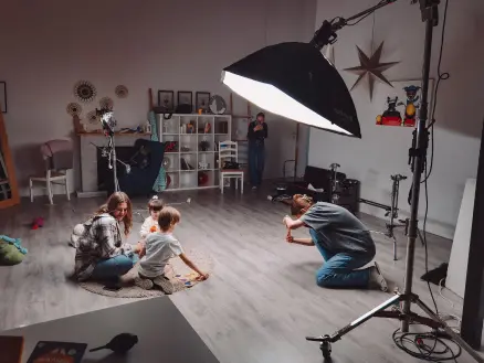 Shooting commercials