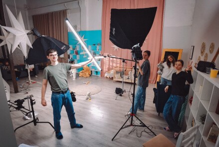 Shooting commercials