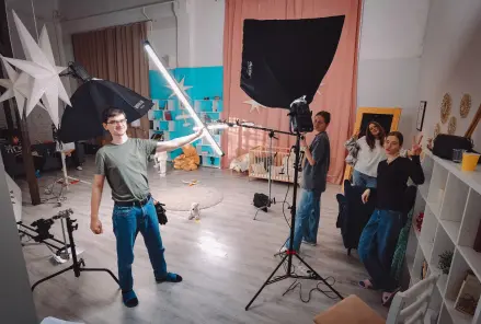 Shooting commercials