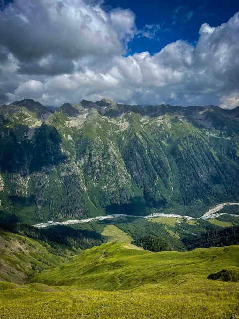 In the mountains